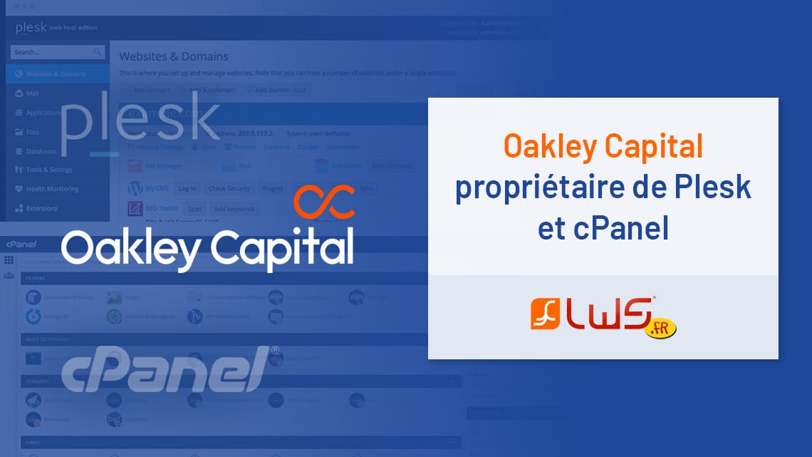 Oakley Capital owned by Plesk et cPanel